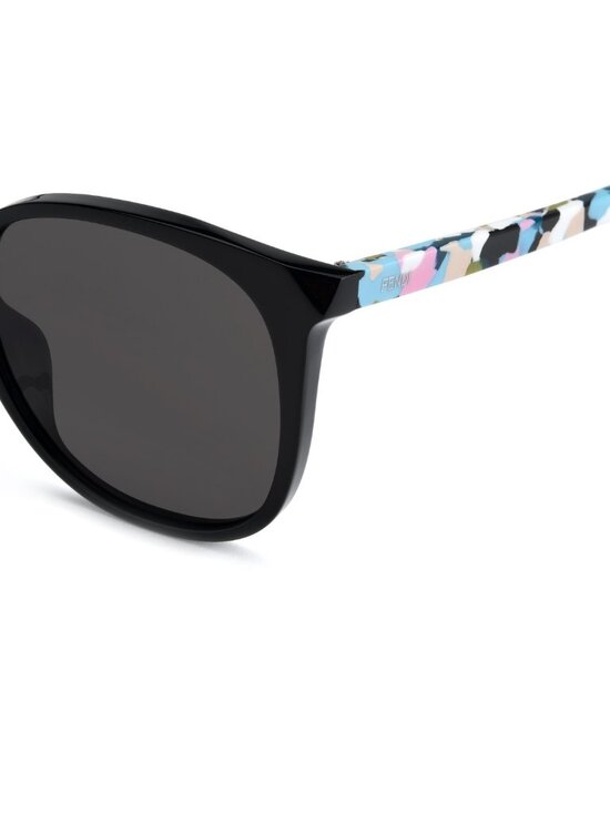 NWT ☑️ FENDI SUNGLASSES - FF 0172/F/S TTW  53-18-140  Black / Multi - CASE & COA